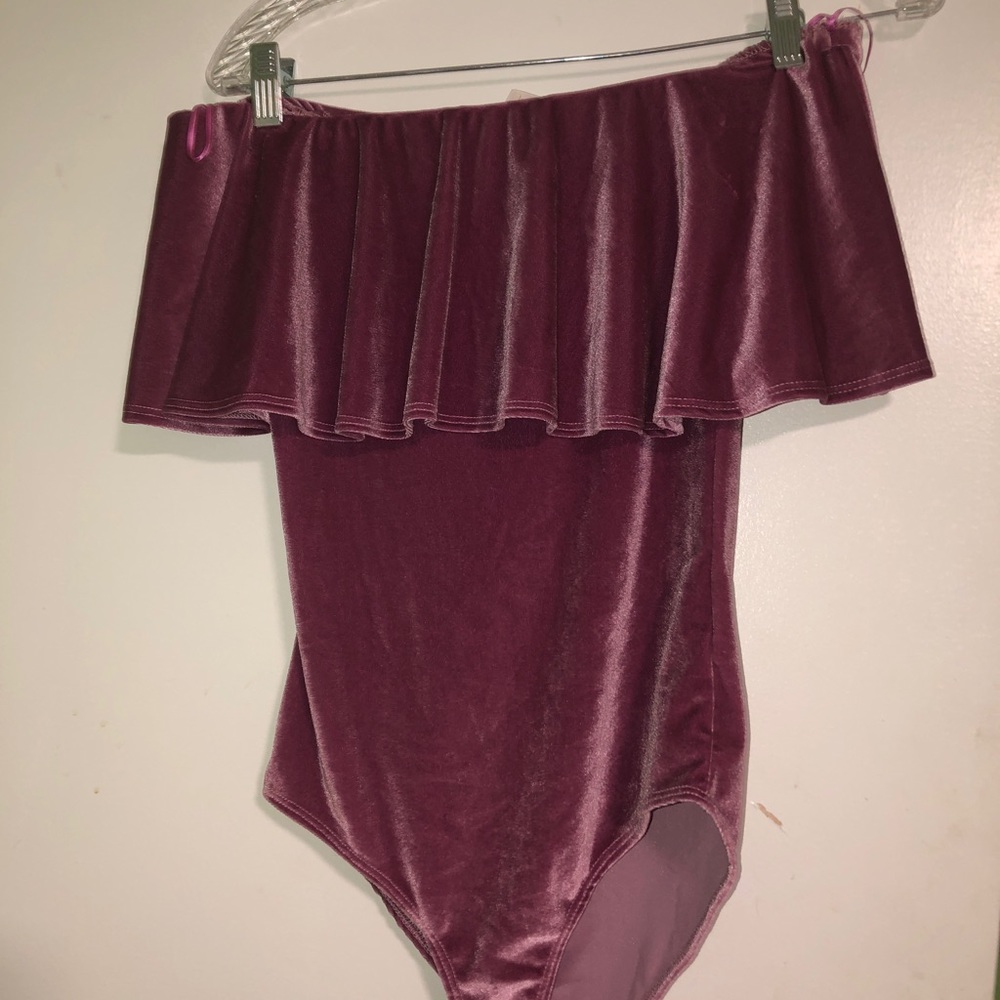 Velvet bodysuit